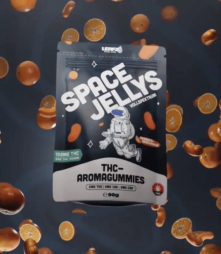 THC Spacejellies de espectro completo | 100 mg de THC
