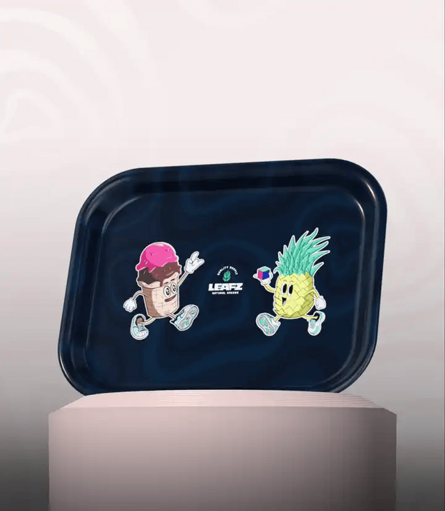 LEAFZ Rolling Tray | Aluminium