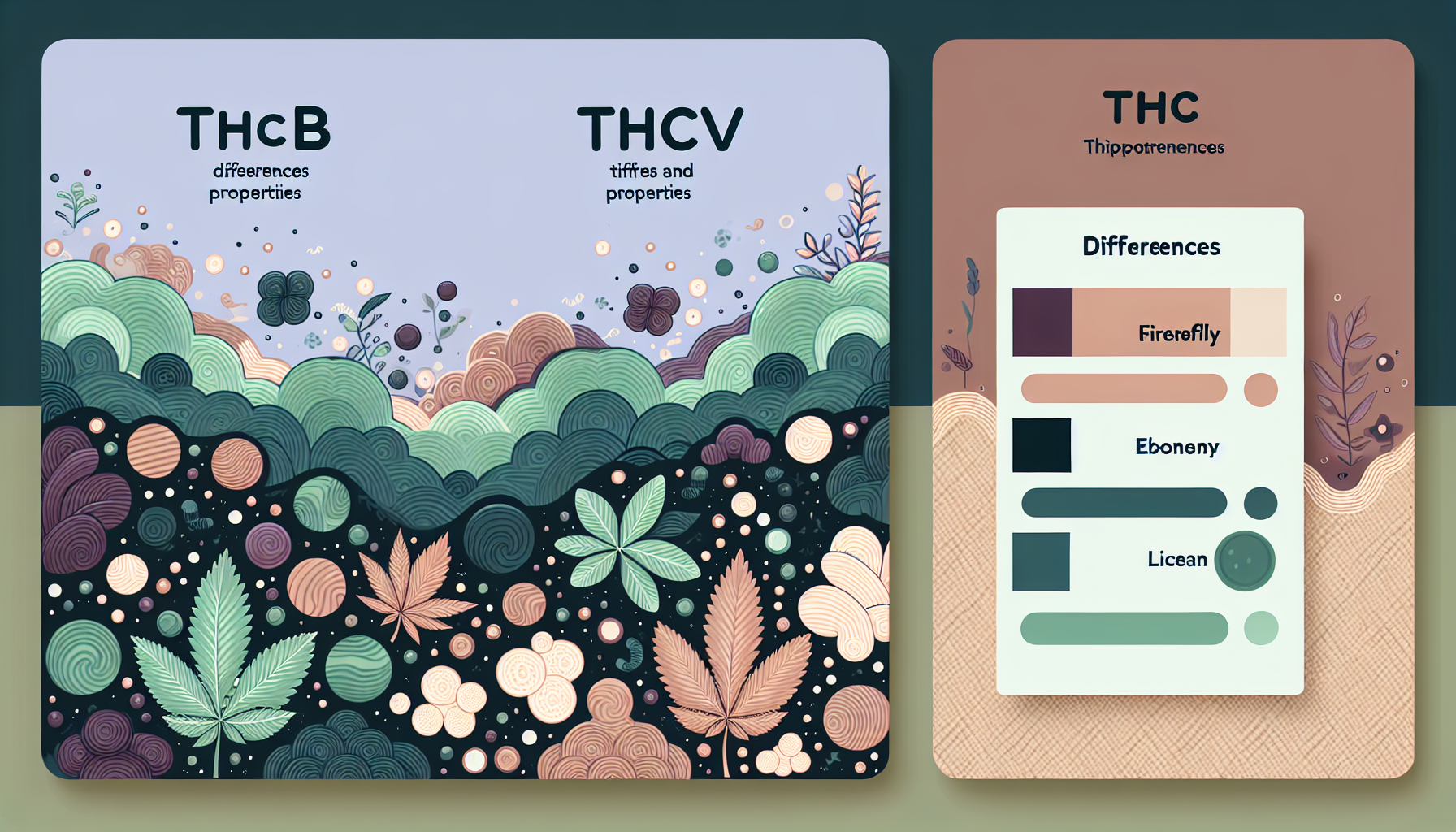 THCB, THCV, THCP, THC: Ein Überblick über ihre Unterschiede und Eigenschaften
