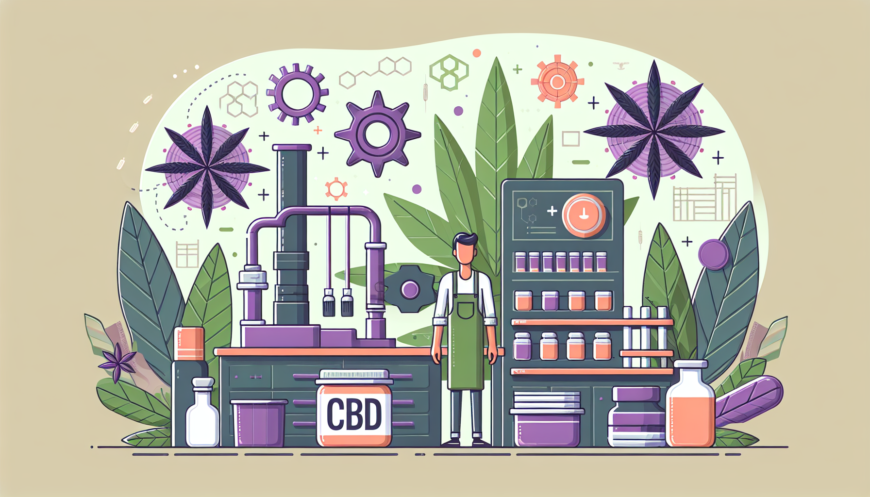 CBD Herstellung: Einblick in Prozesse und Einhaltung der Qualitätsstandards