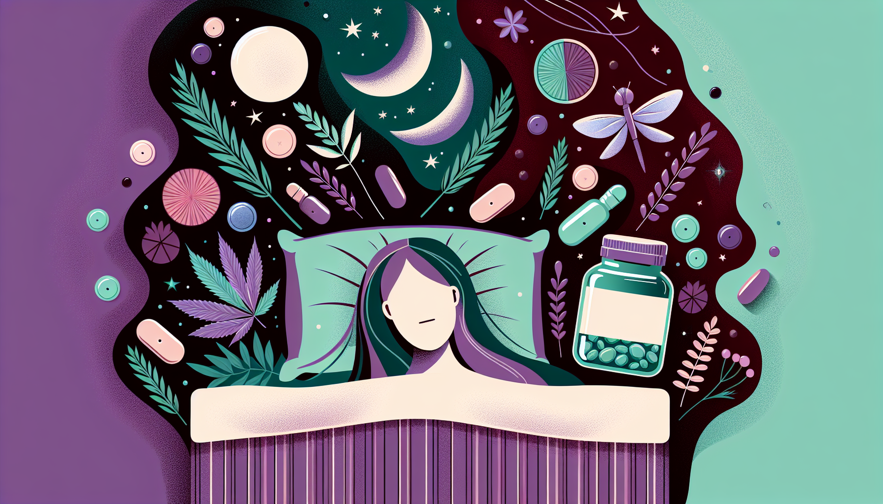 Entdecken Sie den natürlichen Schlafhelfer: Wie CBD zu besserer Nachtruhe und Schlafproblemen beitragen kann