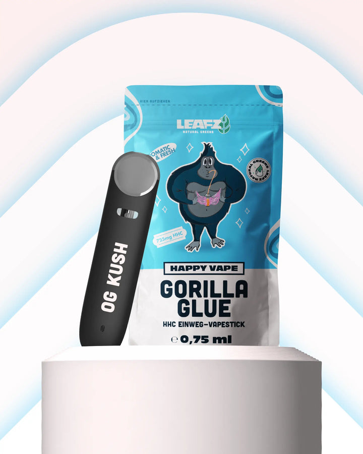 Gorilla Glue | HHC Vape | 0,75 ml | Natürliche Terpene | 725 mg HHC