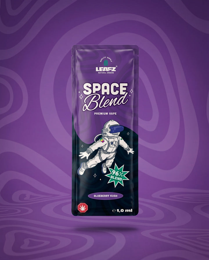 LEAFZ Space Blend Vape 1 ml – Sorte Blueberry Kush