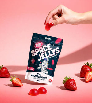 Spettro completo di THC Spacejellies | 100 mg di THC | 20 pezzi