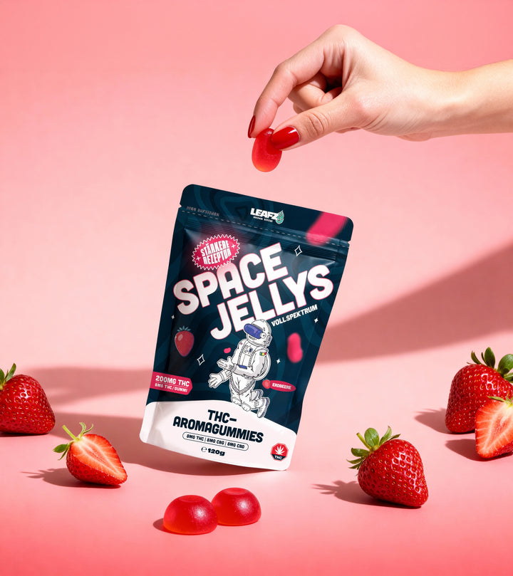 Spettro completo di THC Spacejellies | 100 mg di THC | 20 pezzi