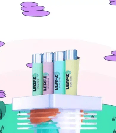 LEAFZ Clipper Feuerzeug | 4er Set
